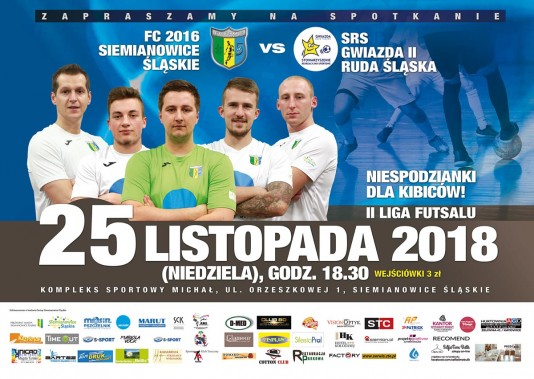 Plakat FC 2016 - Gwiazda II Ruda Śląska