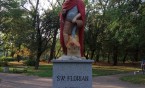 Po raz kolejny zdewastowano figurę Świętego Floriana na plantach