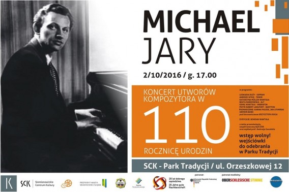 Koncert utworów Michaela Jarego - plakat