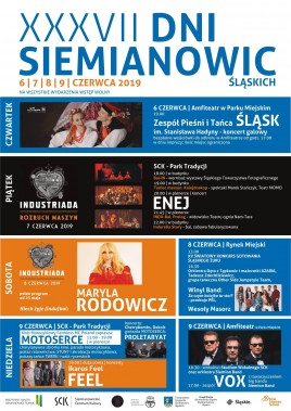 XXXVII Dni Siemianowic Śląskich - plakat