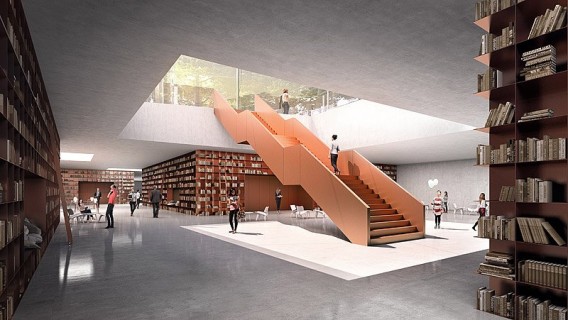 Biblioteka zaprojektowana przez A. Balikowską