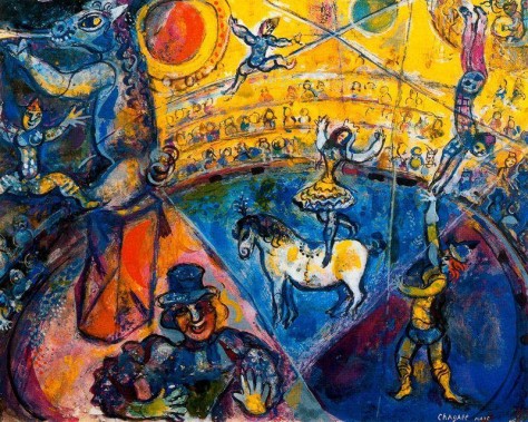 Marc Chagall - "Cyrk"