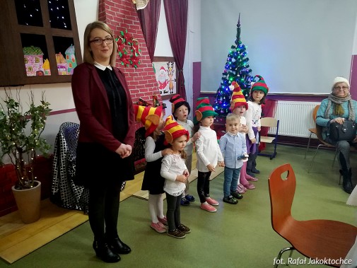 Spotkanie bożonarodzeniowe w Specjalistycznej Placówce Wsparcia Dziennego w Siemianowicach Śląskich.