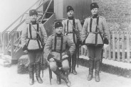 Rosyjscy żołnierze na granicy niemiecko-rosyjskiej, ok. 1910 r.