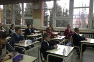 Uczestnicy konkursu w Szkole Podstawowej nr 8 w Świętochłowicach