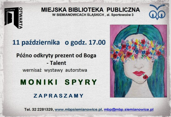 Wystawa Moniki Spyry - plakat