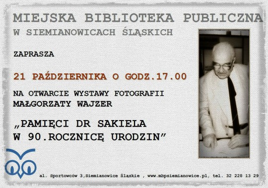 Wernisaż wystawy fotografii Małgorzaty Wajzer - plakat