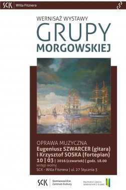 Wernisaż wystawy Grupy Morgowskiej - plakat