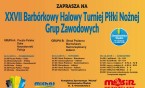 XXVII Barbórkowy Turniej Piłkarski już od dziś !!!!