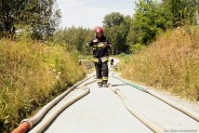 Akcja siemianowickich strażaków na Rzęsie.