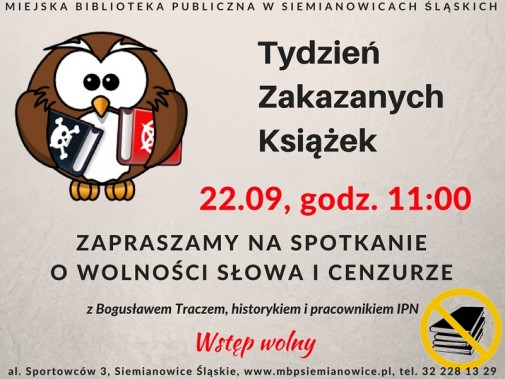 Tydzień Zakazanych Książek - plakat