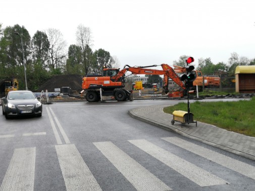 Budowa ronda na ul. Michałkowickiej
