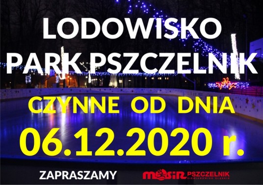 Lodowisko w Parku Pszczelnik ZAPRASZA od 6 grudnia.