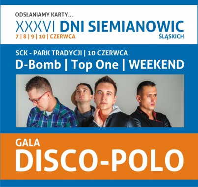 Gala disco-polo - plakat