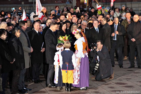 Andrzej Duda w Siemianowicach Śląskich.