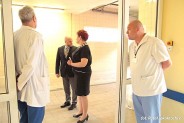 Wiceminister zdrowia Krzysztof Łanda w Szpitalu Miejskim