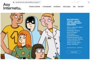 Zrzut strony internetowej ze zdalnym nauczaniem uczniów z powodu pandemii.